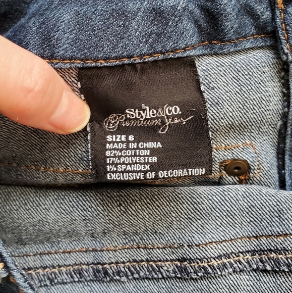Style & Co Slim Leg Jeans - Picture 7 of 7